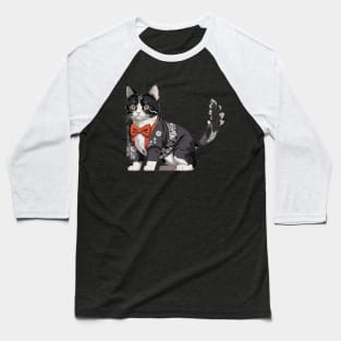 Japanese Cat Baseball T-Shirt